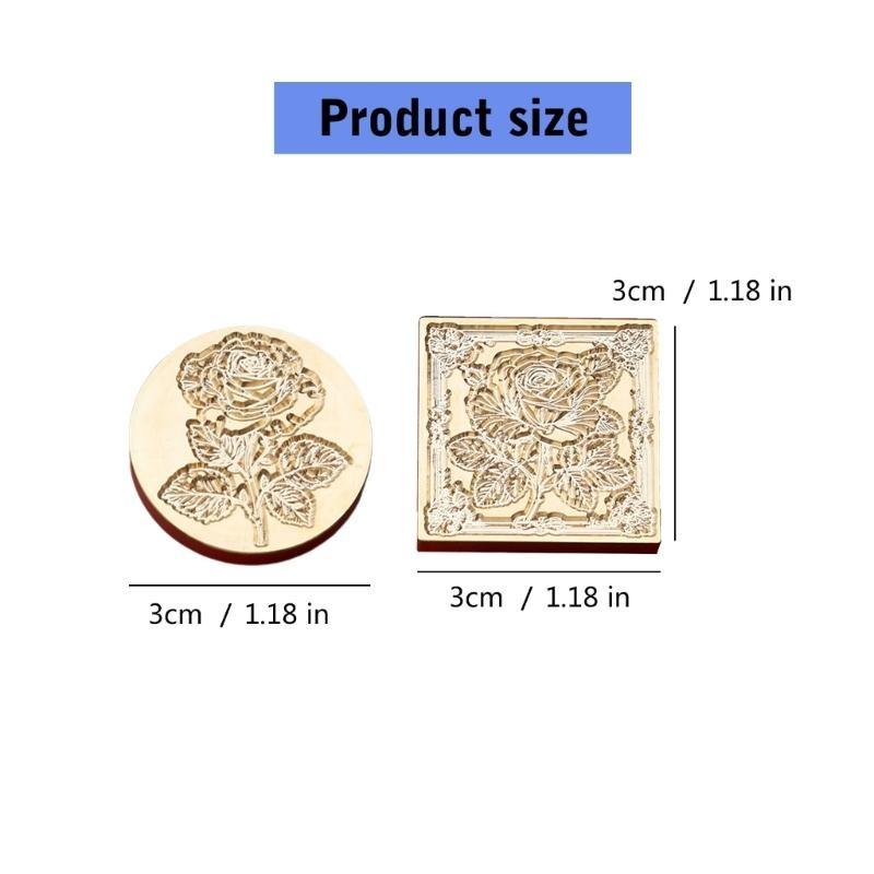 652F Witch Pumpkins Wax Seal Stamp Plant Sealing Wax Stamp for Cards Decoration