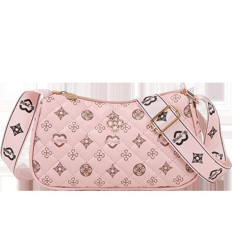 High-end printed armpit bag women's bag, fashionable versatile shoulder bag women