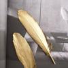 Golden Feather Decoration Handmade Crafts Photography Props Background Spray Gold Feather Decoration Material
