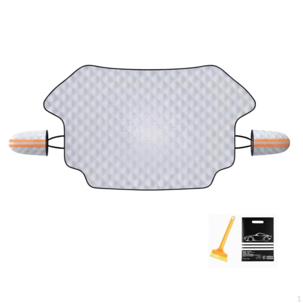 Windshield Winter Cover, Ice Protector, Waterproof, sturdy Duty, Universal Fit 9 Magnets Hatchback