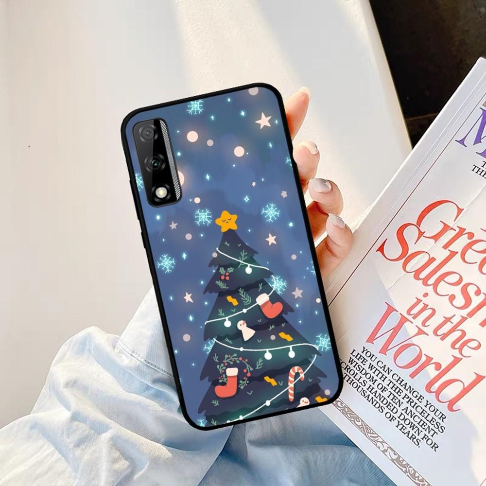 Merry Christmas Phone Case For Redmi 8 9 10 PocoX3 Pro For Samsung Note 10 20 For Huawei Mate 20 30 40 50 Lite