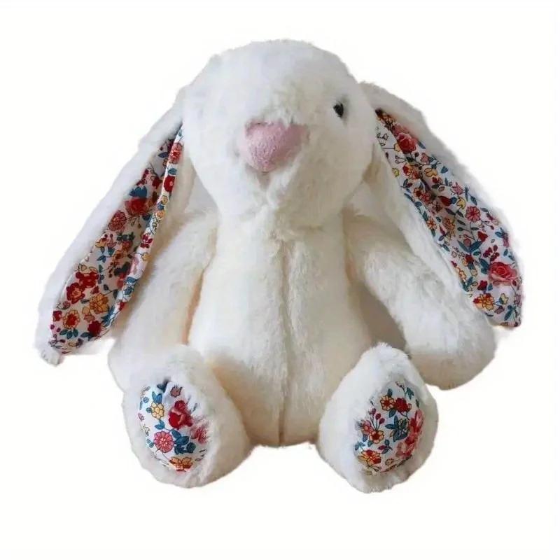 Cute Sitting Long Ear Rabbit Plush Doll, Creative Soft Stuffed Anima