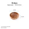 ZISIZ Acacia Wood Household Bowls