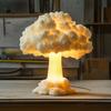 Atomic Mushroom Cloud Table Lamp Resin Ornament Decoration Battery-operated Desk Lamp Room New Year's Decorations Christmas Gift