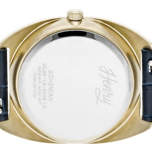 Henry London BOHEMIAN HL33-LS-0446 Men's Navy Watch