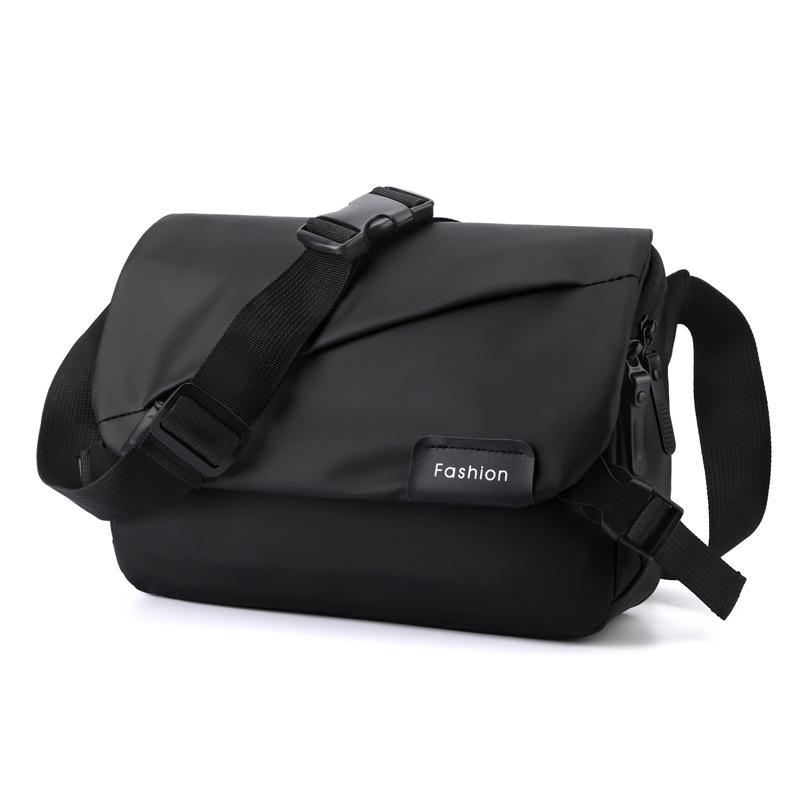 Pánská minimalistická crossbody taška s velkou kapacitou - Multifunkční ležérní taška přes rameno pro studenty a podnikání