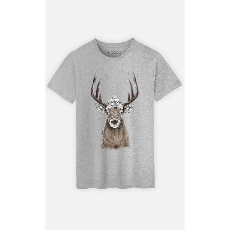 T-shirt męski - WYJDŹMY NA ZEWNĄTRZ