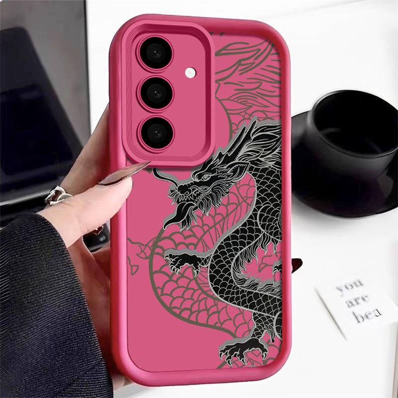 Gorgeous Dragon Cool Phone Case For Samsung Galaxy Case S24 S23 S22 S21 Ultra Plus Fe A55 A54 A53 A52 A35 A25 A15 5G Y2k Cover