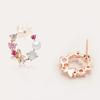 Alloy Earing Pair Sweet Bowknot Girl Ear Women Wedding Datting Jewelry Supplies