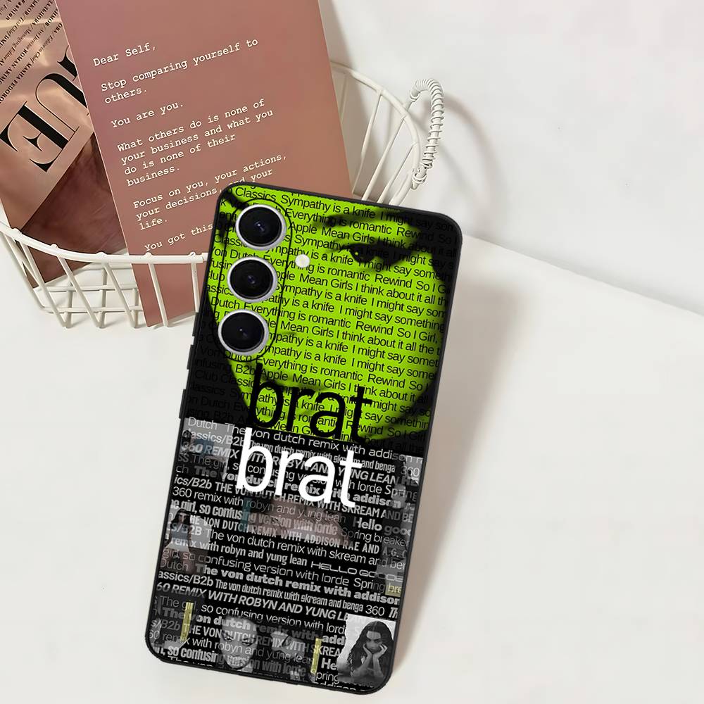 

Чехол для телефона C-Charlis XCX B-BRAT для Samsung S 24 Fe 25 Ultra Plus 20 Lite 21 30 22 23 24 22 Ultra 5G Fundas Samsung S20 Plus 5G
