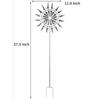 1 Pcs Wind Spinner Metal Windmill Outdoor Dynamic Wind Spinners Yard Patio Lawn Garden Landscape Ornament