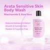 Arata Sensitive Skin Body Wash with Niacinamide & Aloe Vera - 300ml
