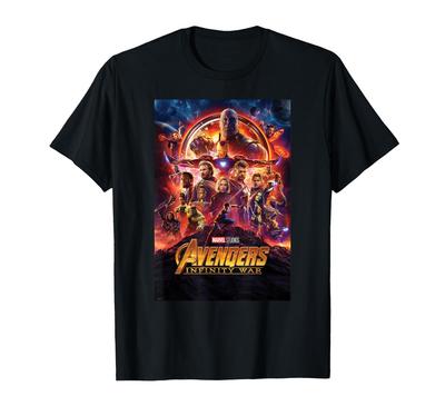 Marvel Avengers Infinity War Poster Graphic T-Shirt