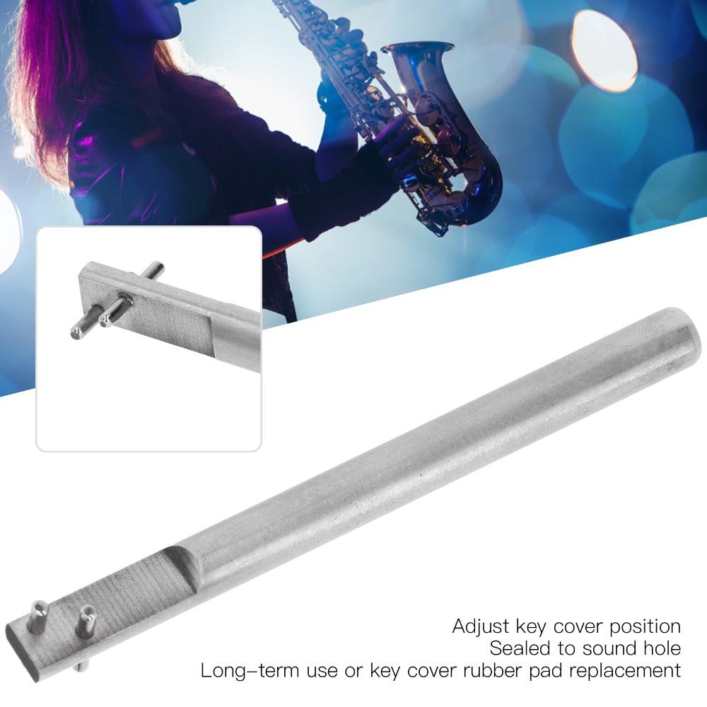 Silver Key Cover Adjusting Wrench Metal Wind Instrument Accessory  For Saxophone