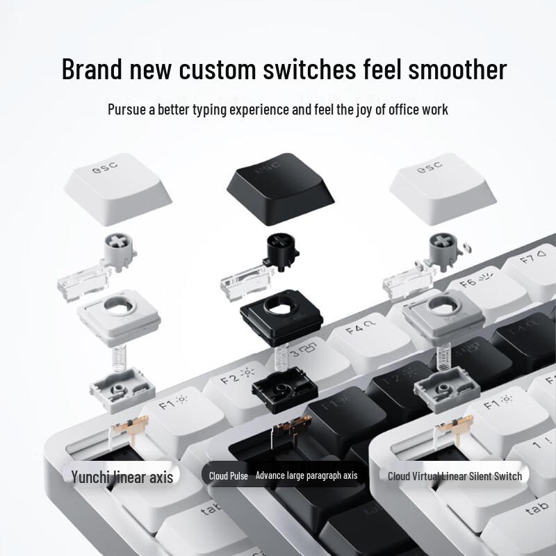 Lofree Flow2 Low Profile 100-Key Wireless Mechanical Keyboard