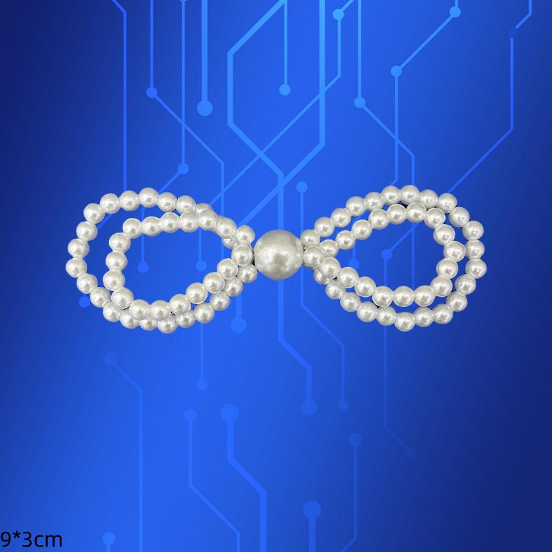 Bow Tassel Pearl Earrings - Elegant Shoelace Design for Women