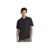 FILA Logo Comfortable Knitted Short Sleeve Polo Shirt Unisex Polo Shirts Black F11U349101F-BK