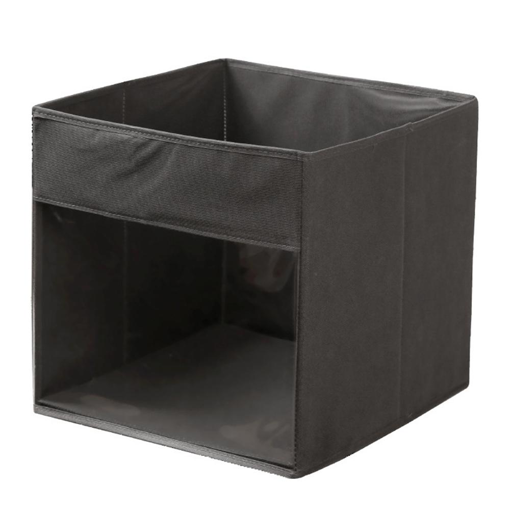 

Foldable storage box with large capacity, waterproof, visible, toys, miscellaneous items, clothing organizer серый