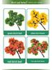 Artificial Red Maple, Ginkgo, Birch, Banyan, Elm Leaves for Landscaping