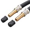 Rubber Tire Valves Extension Vehicle Tire Valves Extension Adapter 3 Length for Convenient Use on Car Motorcycles Bikes