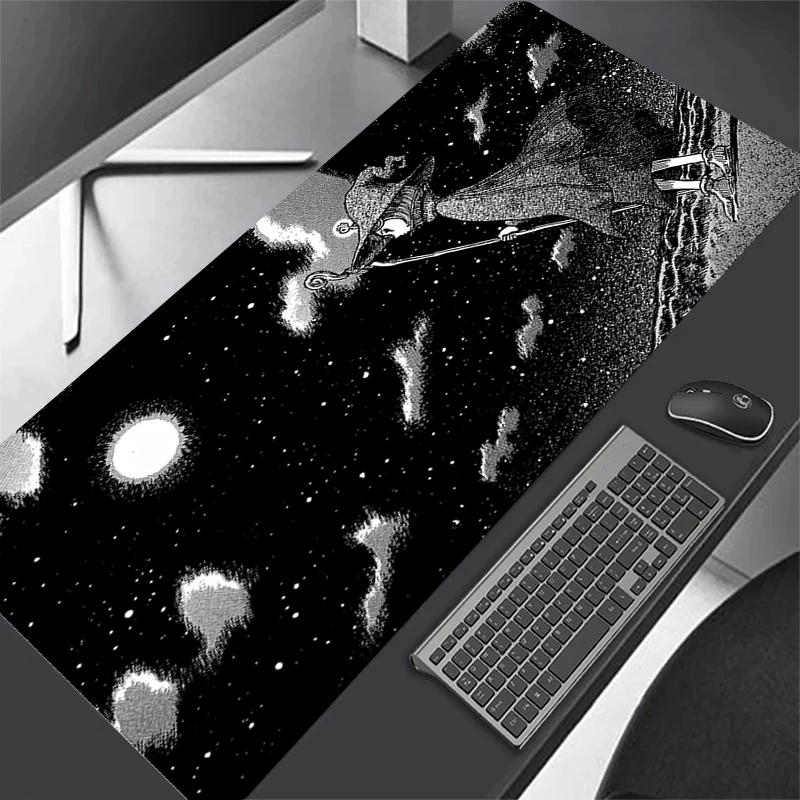 Anime Guts Mouse Pad Large Gaming Desk Mat NonSlip Laptop Keyboard Tray Office Pc Berserk Color Carpet Black