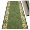 [7] LOMA GREEN 80 x 220cm Rubberized Rug D6989