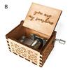 Drehkurbel Holz Spieluhr You Are My Sunshine Mini Mechanische Musik