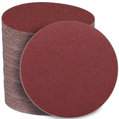 10 Pcs 6inch/150mm Sanding Discs 60-2000 Grit Hook and Loop Sandpaper No-Hole Aluminum Oxide Orbital Sander Sandpaper