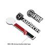 5Pcs/10Pcs Mini Aluminum Car Decorative Stickers For FIAT 500 Ducato Panda Grande Punto Tipo Pulse W Strada 600 500L Mobi Abarth