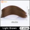 Hair Pads Invisable Seamless Clip In Hair Extension Hair Piece Lining of Natural Hair Top Side Cover Hairpiece