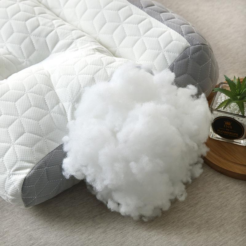 Latex Anti-Slip Neck Support Pillow for Adults - Partitioned Design