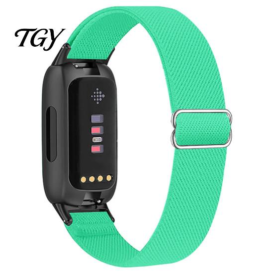Lightweight Replacement Wrist Strap Elastic Nylon Watch Bands for Fitbit Inspire 3, Adjustable Quick Release Band Breathable Woven Sports Wristband