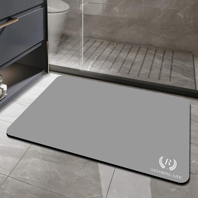 Bodenmatte Badezimmer Wasseraufnahme Schnelltrocknend Pflegeleicht Fußmatte Rutschfest Verschleißfest Badezimmerbodenmatte