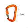 30kN Carabiner Clip, D Shaped Aluminum Alloy Sturdy, Carabiners Hook for Rappelling Backpacking