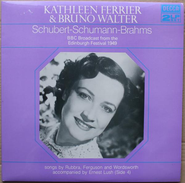 

Виниловая пластинка KATHLEEN FERRIER BRUNO WALTER F Записи BBC из Эдинбурга F 6BB1978 Decca 1975 Великобритания Классика Б/у