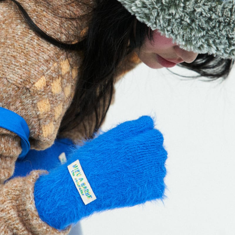 MISU A BARBE BLUE MONSTER GLOVES