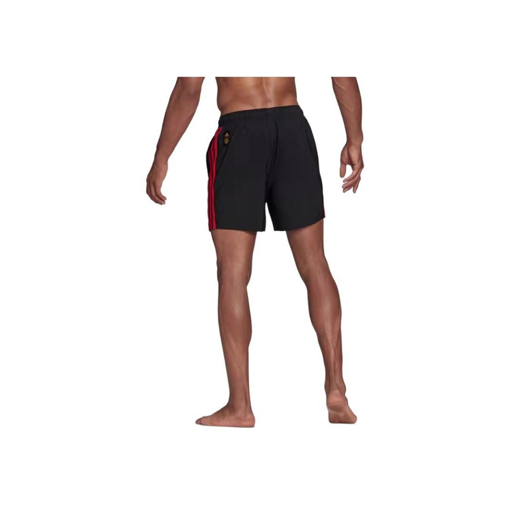 adidas Manchester United Fashion Simple Casual Sports Shorts Men Shorts Black HA6955