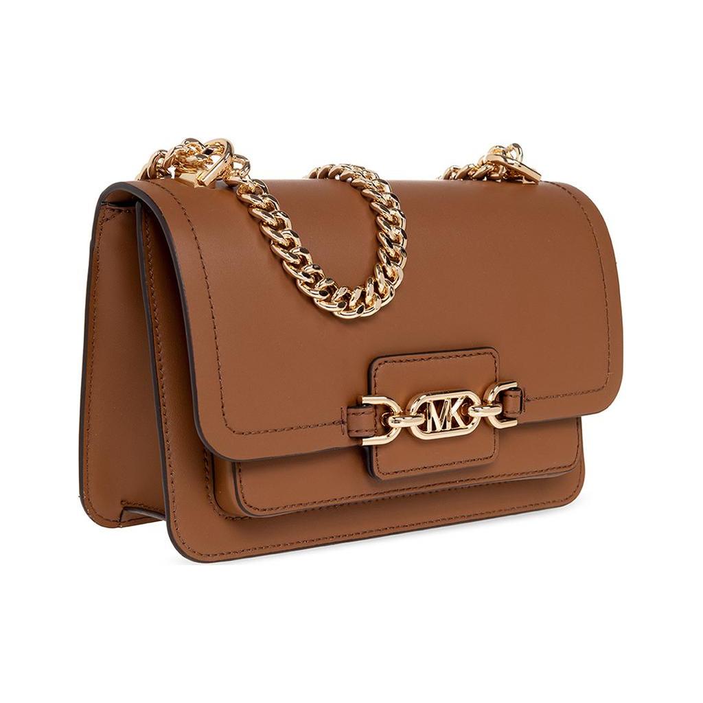 New MICHAEL KORS Leather Shoulder Bag Women's Brown 30S2G7HL3L-230