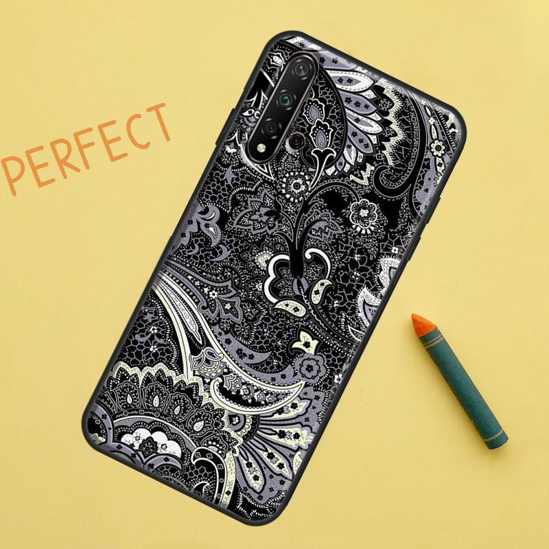 Batik Pattern For Huawei Nova Y91 Y70 Y72 Y73 Y60 Y90 Y61 8i 7i 11i 12i 12s 9 10 SE P20 P30 P40 Lite Case