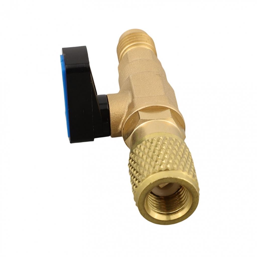 R22 Straight Ball Valves R410a SHUT-OFF 1/4\\\" FIT