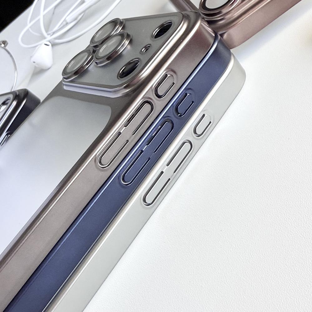 Półprzezroczyste Matowe Etui Na Telefon Dla iPhone 17 16 Pro Max Etui Z Ochroną Obiektywu Dla iPhone 17 15 14 13 Pro Max Air 17Pro Przezroczyste Pokrowce