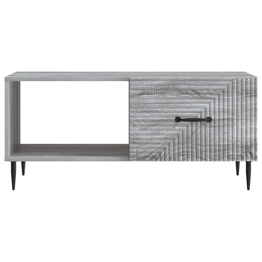 Coffee Table Grey Sonoma 90 x 50 x 40 cm Particleboard