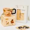 Shangqi Creative Ceramic Mug with Rocking Horse Bear Design