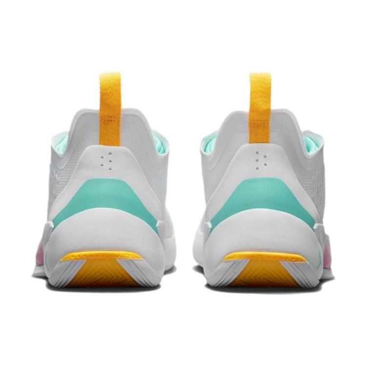 Air Jordan Luka 1 PF Imaginarium Men Sneakers White Dynamic-Turquoise Laser-Orange DQ6510-164