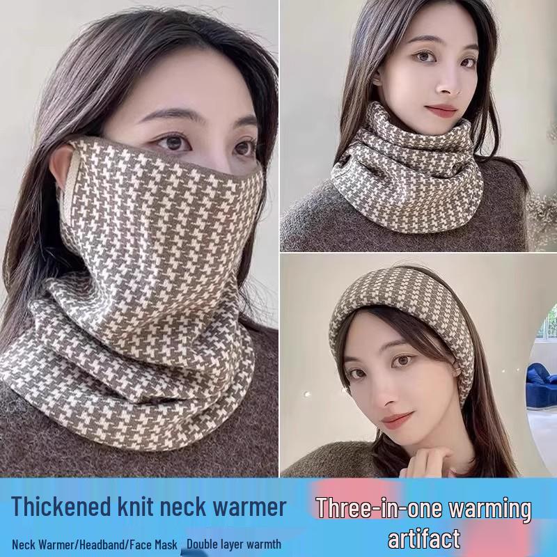 Vielseitiger Nackenwärmer & Ohrenschlaufen-Gesichtsmaske für Herbst/Winter - Winddichter Schal & Radsport-Gamasche