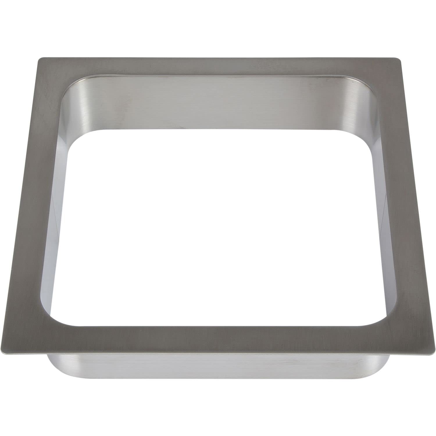 

Sugatsune Kogyo Lamp Brand Stainless Steel Waste Bin Square Type Lidless Inlet, AD-KH07, AN-KH015-HL