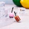 8/20pcs Tea Glass Bottle Pendants Resin Milk Tea Drink Cup Dangle Charms Colorful Lovely Hang Ornament Links 27x12mm DIY Necklace Jewelry Making