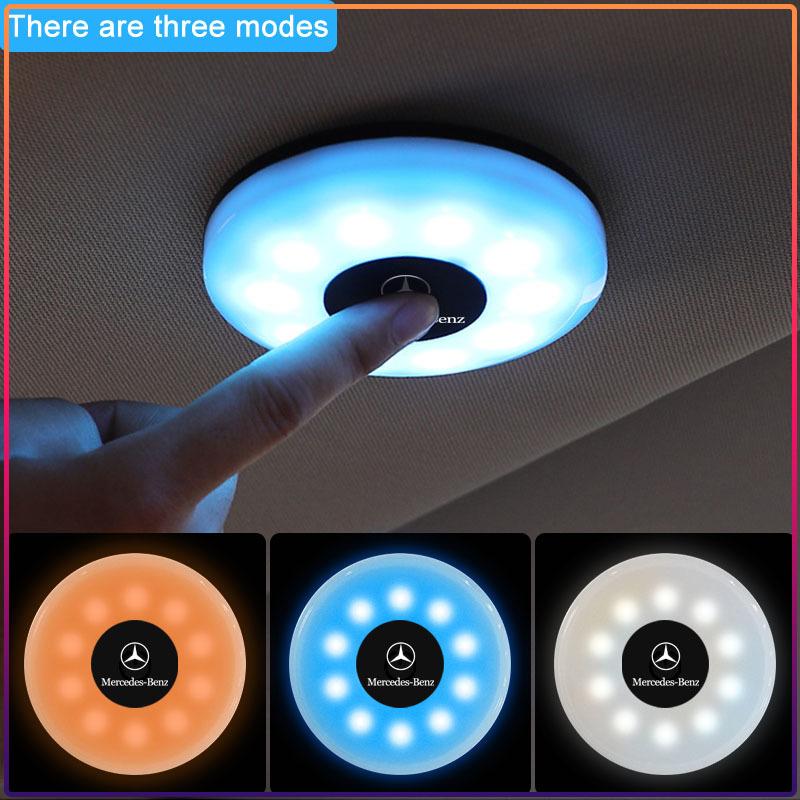 Magnet Base Ceiling Car LED Touch Light Car Interior Lighting Reading Light Caps For Mercedes Benz Vito W638 W639 W447 W168 W169