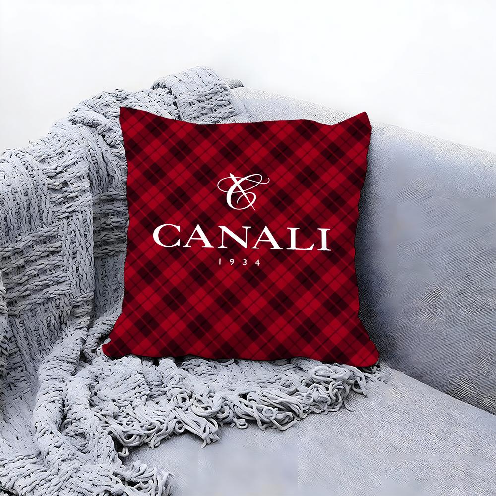 Cclassic C-Canali Cushion Cover Premium Comfort Reversible Pillow Cove -Two in One Design for Any Room & Car Interior