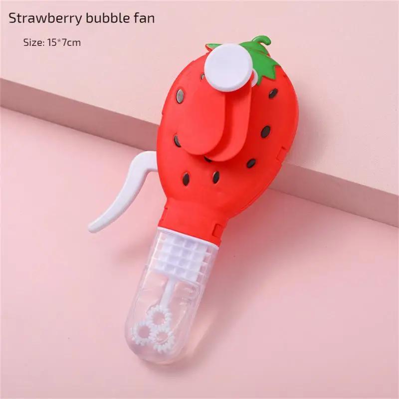 Cartoon Hand-pressure Fan Without Battery Portable Handheld Fan Creative Fruit Shape Color Fan Travel  Office Cooling Fan Neck